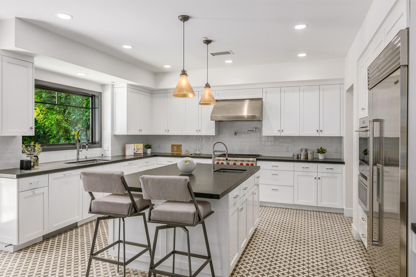 The kitchen.