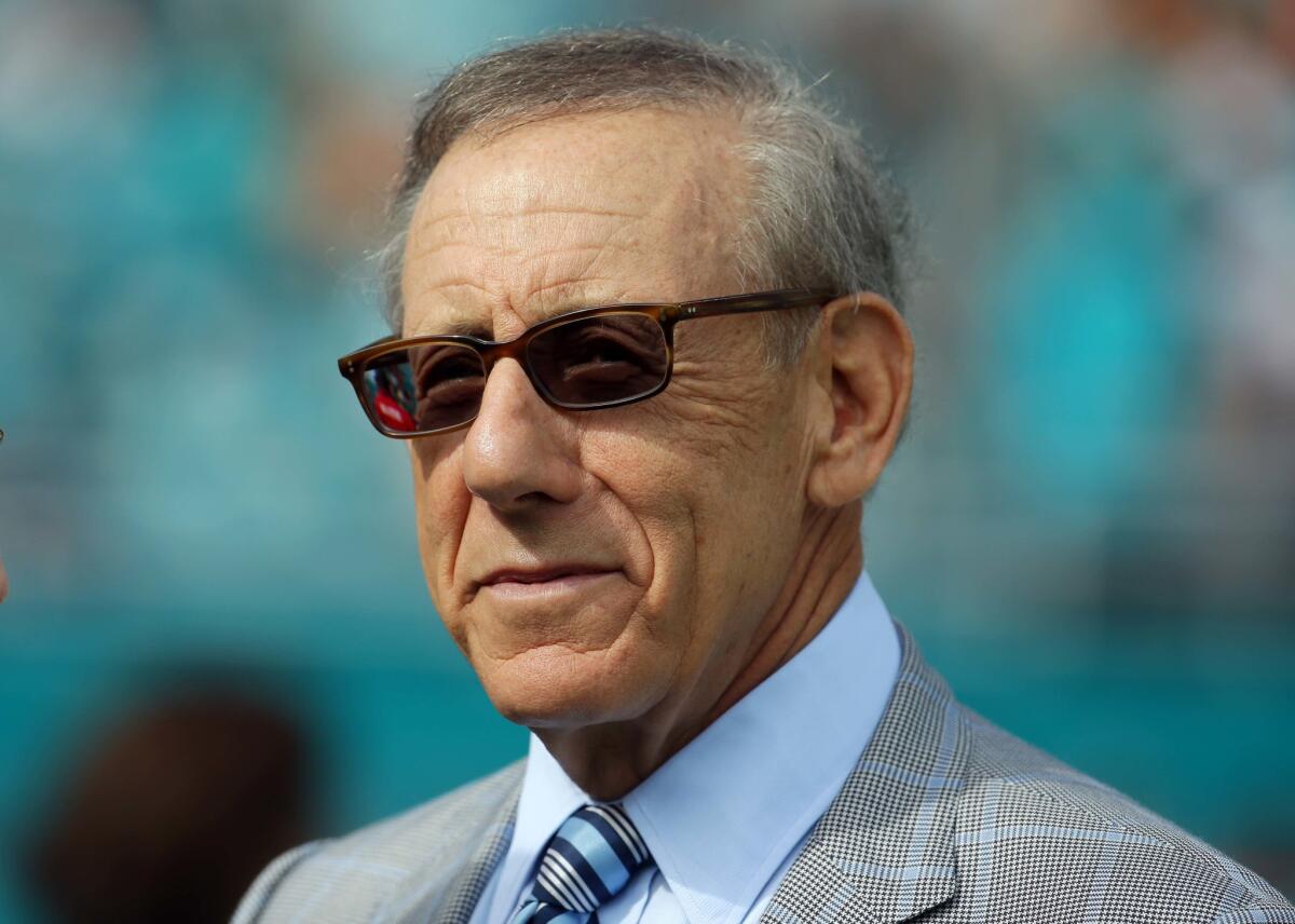 Miami Dolphins owner Stephen Ross during the first half of a game against the Indianapolis Colts in Miami Gardens, Fla.