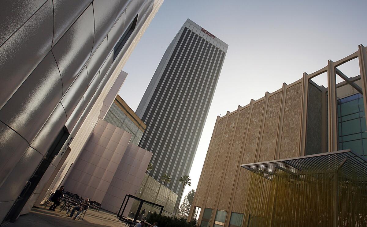 The Los Angeles County Museum of Art's campus on Wilshire has been considered hard to get to by car, but it will be more central when the light-rail Purple Line is built in about 10 years.