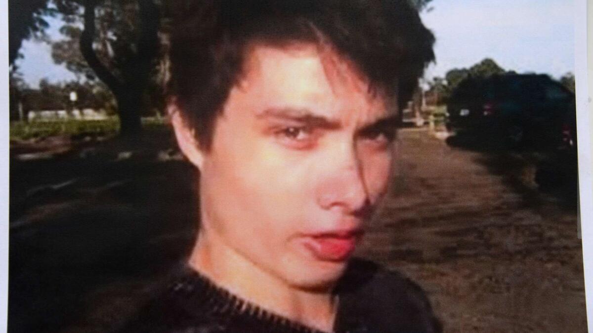 An undated photo of Elliot Rodger, who killed six people and wounded 14 in the college town of Isla Vista in 2014.