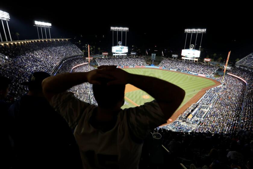 Moises Alou of the Montreal Expos at Dodger Stadium in Los Angeles