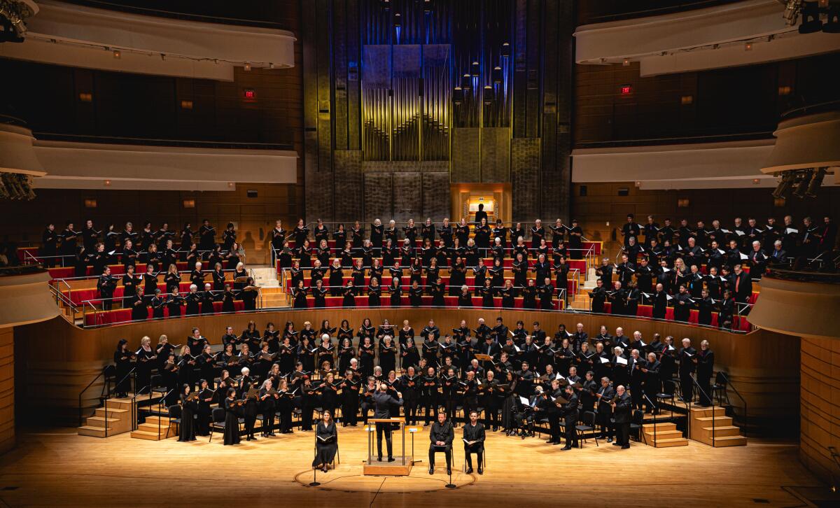 Pacific Chorale's annual Choral Festival gives amateur singers a chance to perform at Costa Mesa's Segerstrom Concert Hall.