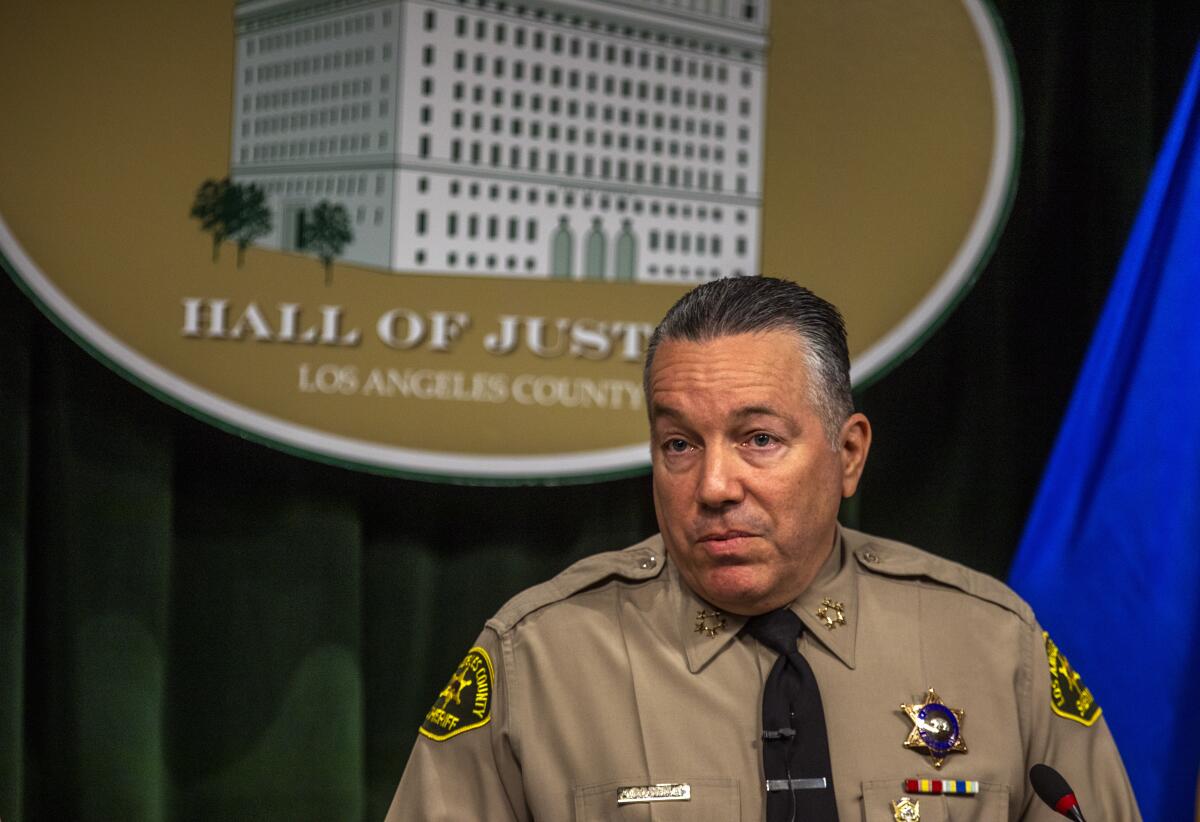 Los Angeles County Sheriff Alex Villanueva 