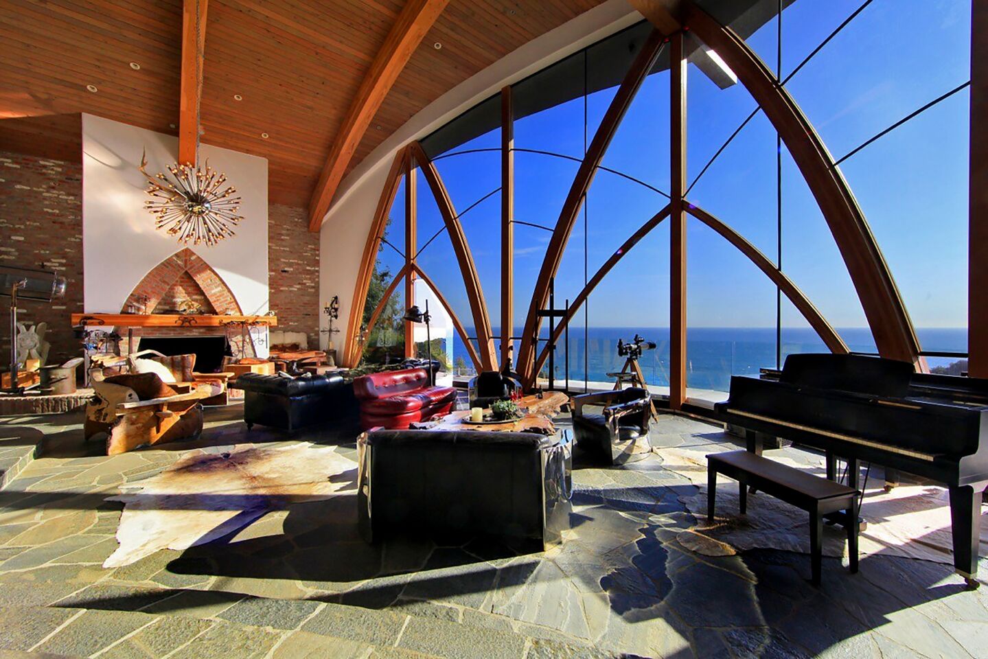 Listed for $14 million, the modernist residence takes in commanding ocean views.