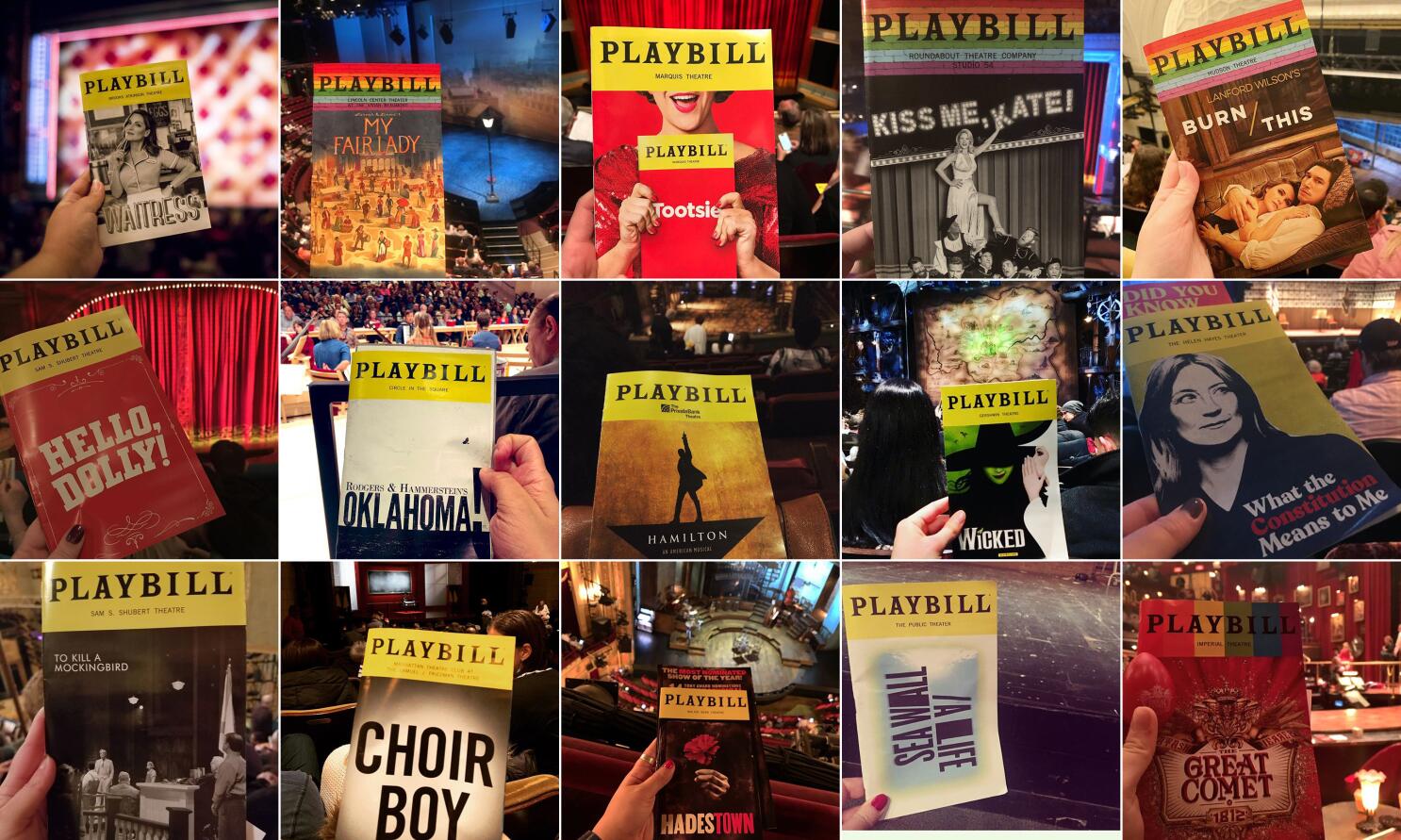 Playbill Gifts  Opening Night and Special Event Playbills