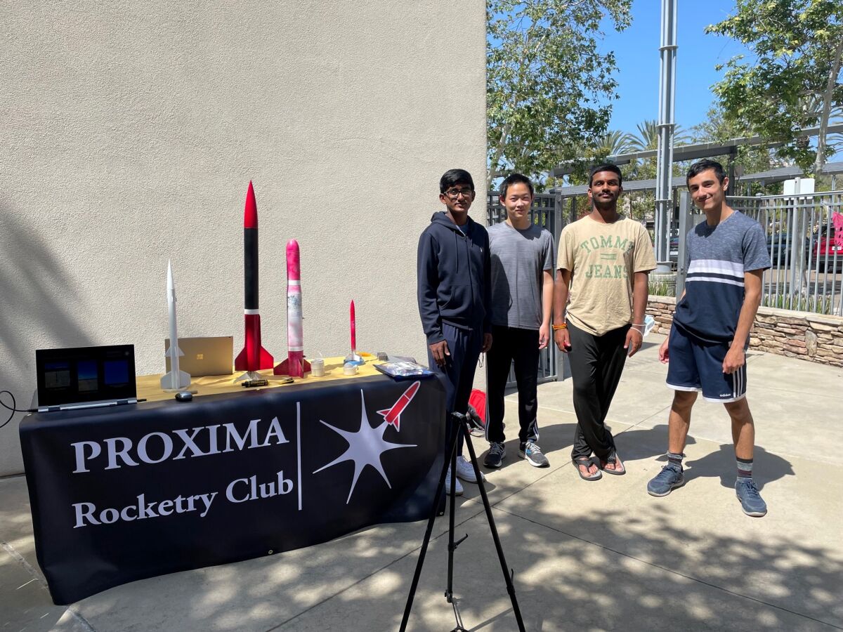 A group of Canyon Crest Academy students started Proxima Rocketry Club about two years ago.