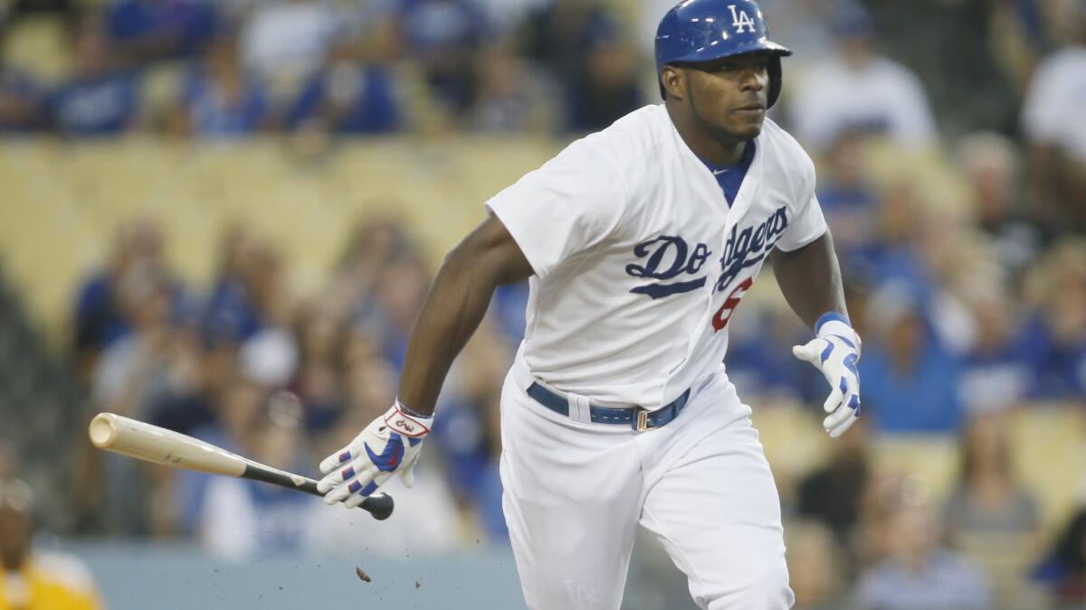 Yasiel Puig has gained 26 pounds since last season 