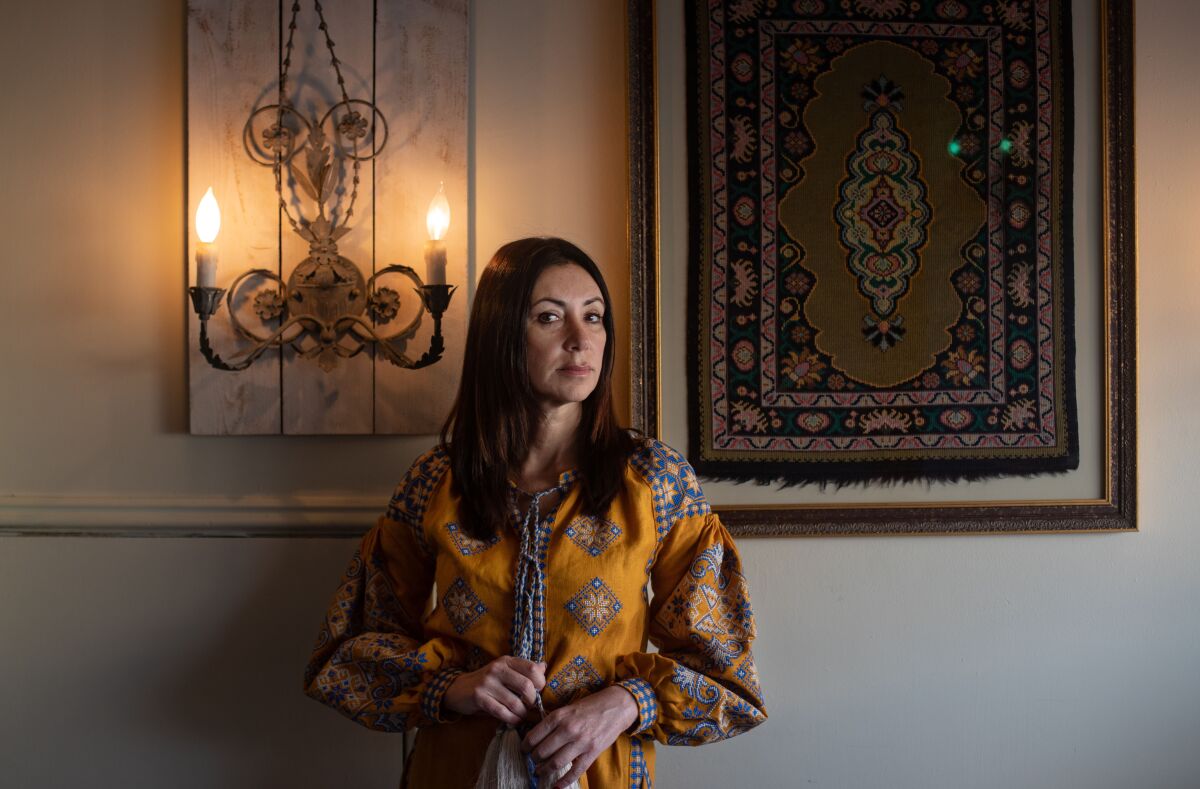 Rina Atroshenko poses for a portrait.