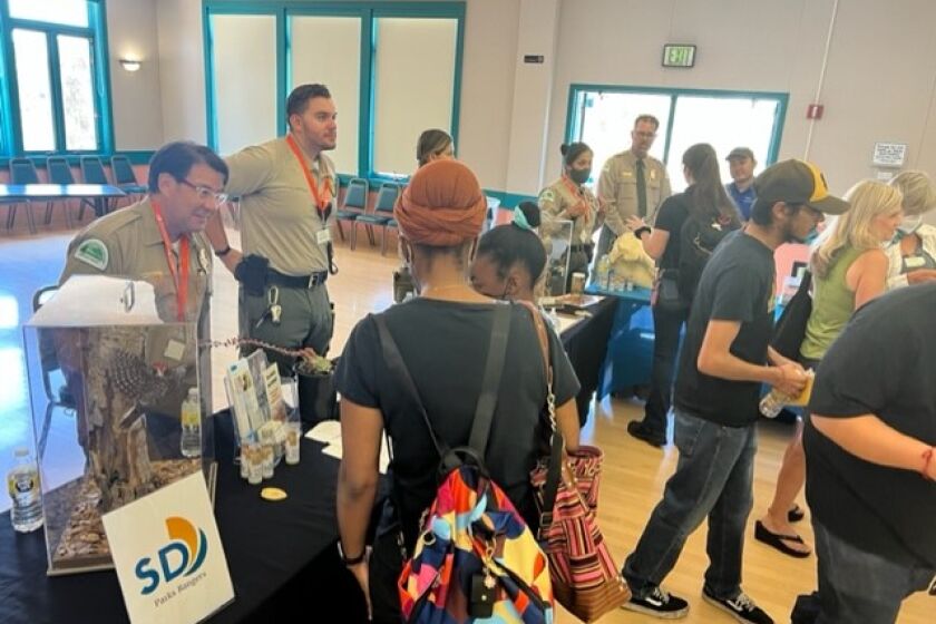 The city of San Diego's Parks and Recreation Department hosted a career and job fair this summer.