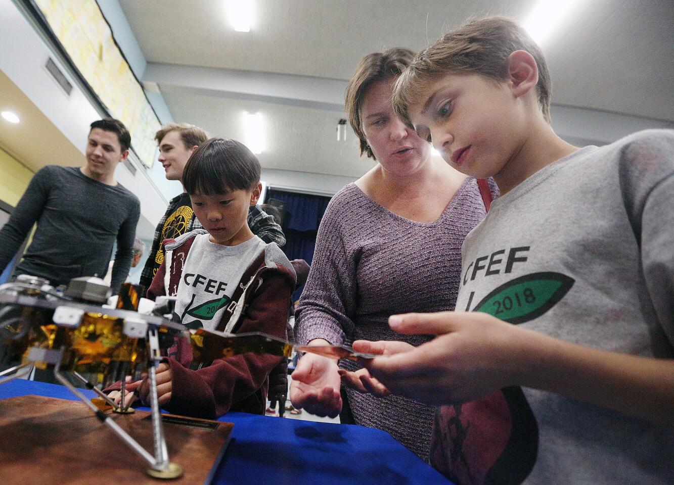 Photo Gallery: La Canada Unified School District invited to discussion about the InSight mission to Mars