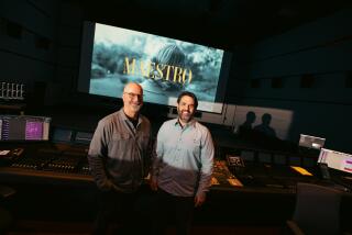 LOS ANGELES - FEBRUARY 8, 2024: Tom Ozanich and Steve Morrow, Oscar-nominated sound editors for "Maestro." in Los Angeles on Thursday, February 8, 2024. (Annie Noelker / For The Times)
