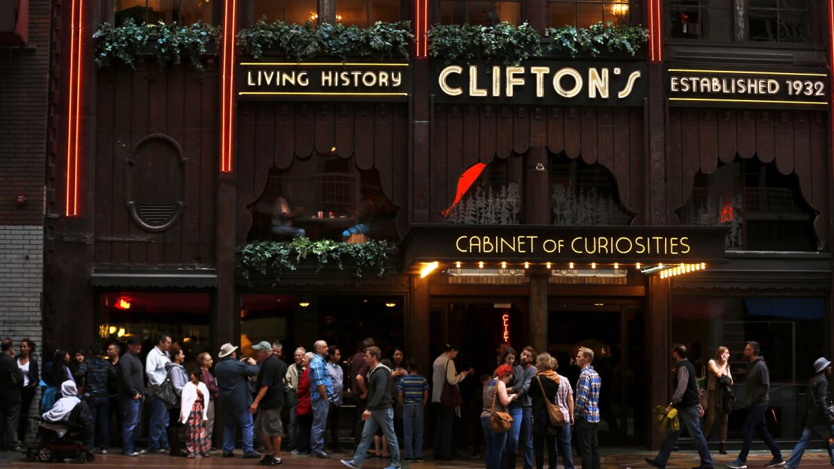 Clifton's cafeteria will open a tiki bar called Pacific Seas later this year.