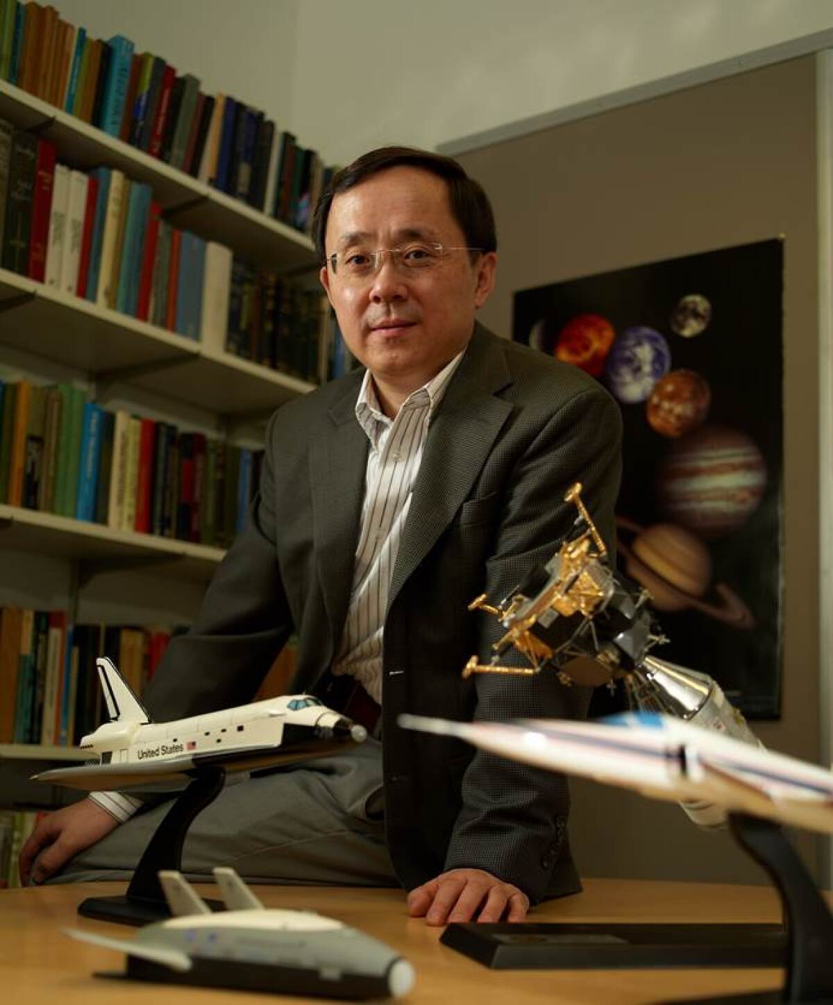 Ping Lu is a professor and chair of the Department of Aerospace Engineering at San Diego State University.