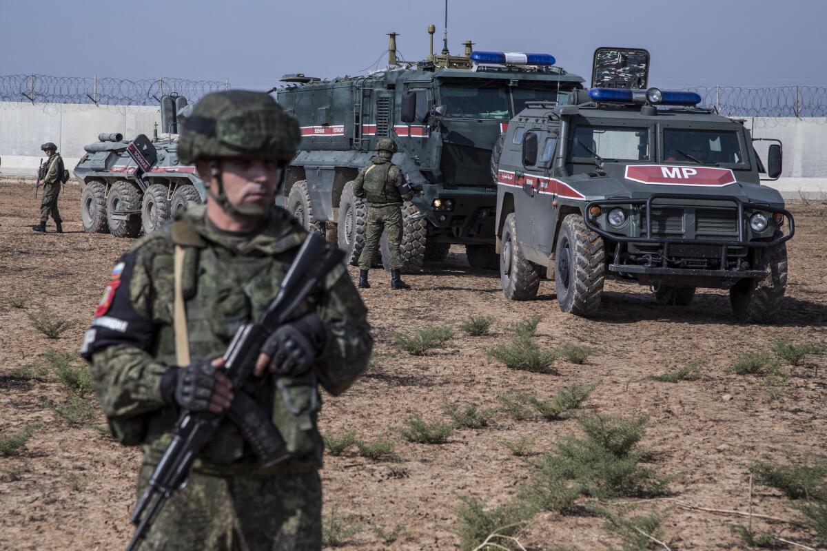 Turkish and Russian patrol