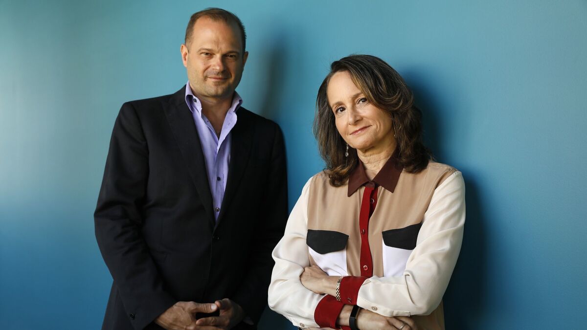 Nina Jacobson, a former Disney studio boss, and her producing partner Brad Simpson make up one of the most successful filmmaking teams working today. They own and run the Los Angeles production company Color Force.
