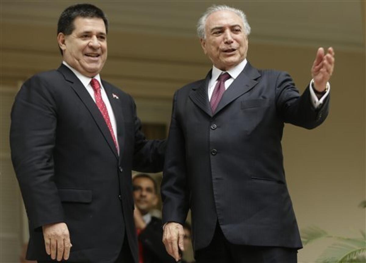 El jefe de Estado brasileño, Michel Temer, calificó hoy como "inadmisible" la posibilidad de que la corte electoral lo pueda castigar por supuestas irregularidades cometidas en la campaña en la que acompañó como vicepresidente a Dilma Rousseff.