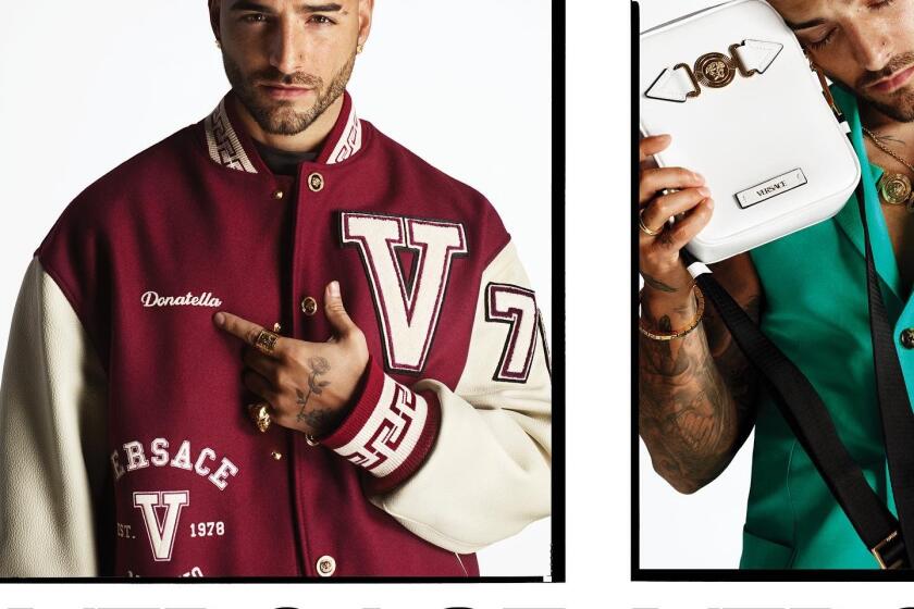 Maluma es la cara de Versace para la primavera.