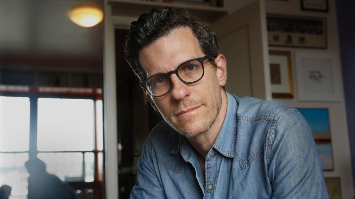 Brian Selznick is the author of "Wonderstruck," and the screenwriter for the newly adapted movie. Selznick photographed at his home in Brooklyn, New York on Aug. 19, 2017.