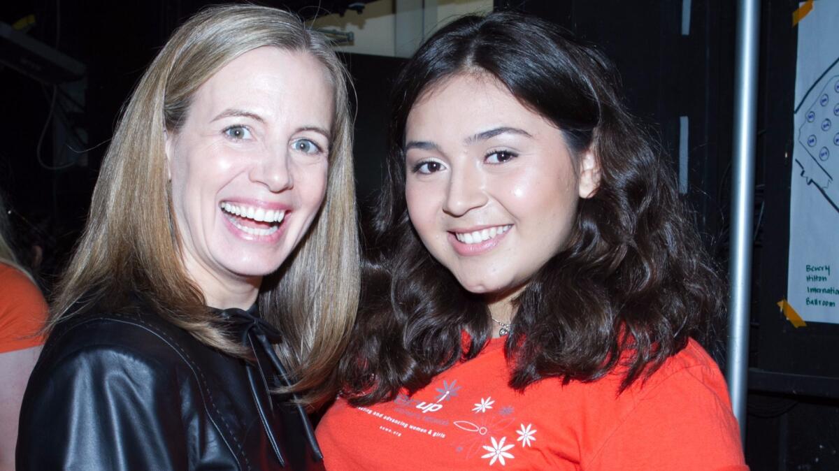 Coach Foundation Executive Director Margaret Coady and Step Up student honoree Kimberly. (Amy Tierney / Thrive Images)