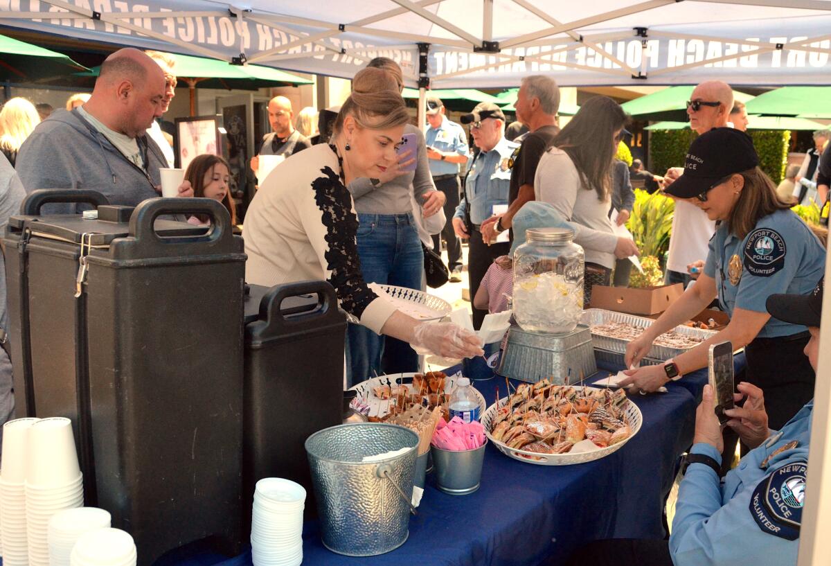 Java Cafe served pastries to attendees during the 17th NBPD's Mobile Cafe on Saturday, May 25.