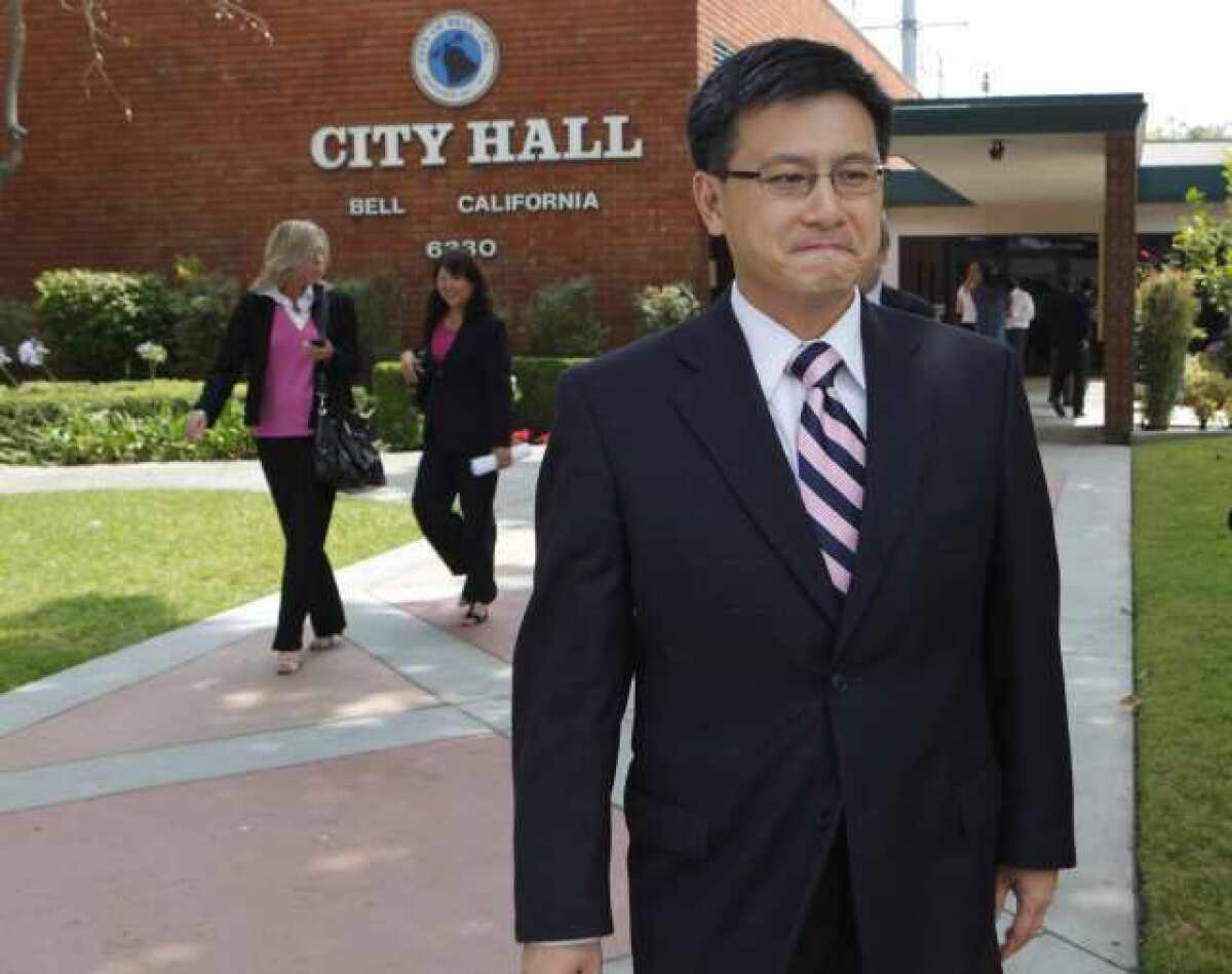 State Controller John Chiang ordered Bell to reduce its "retirement tax," which was approved in 1944 to help cover municipal pensions.