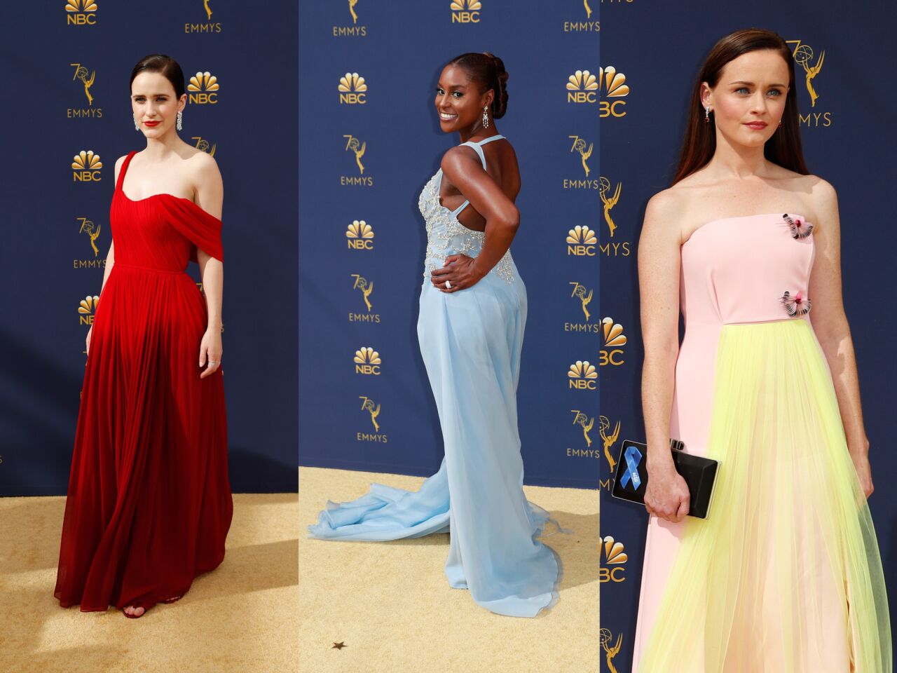 Red carpet looks: Stay with us as we list the best and worst dressed at the 2018 Emmys.