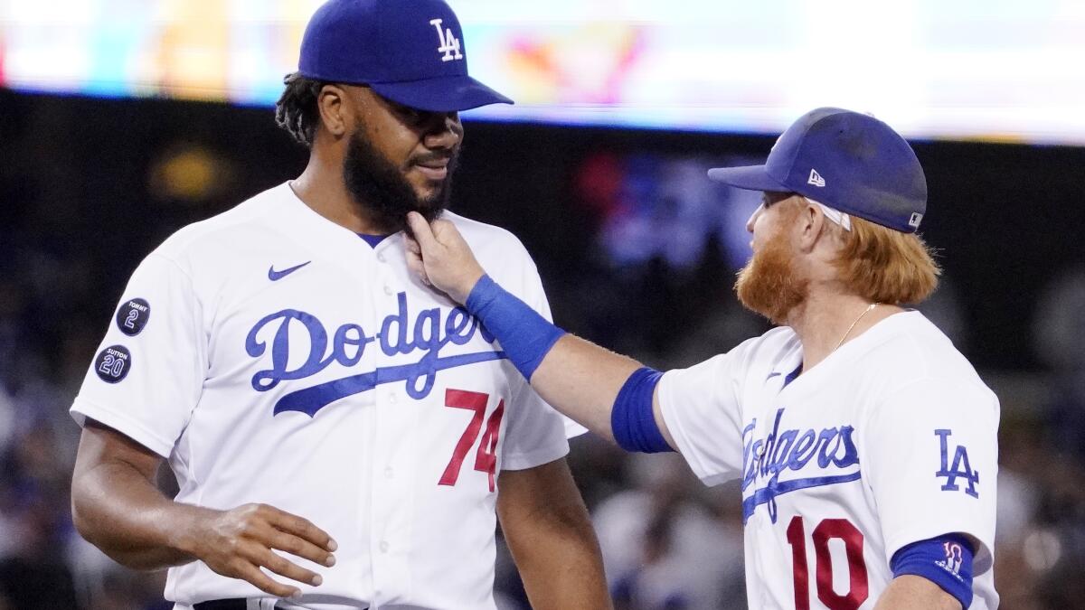 Pitching angry, Kenley Jansen rebounds to seal Dodgers' win over Rockies -  Los Angeles Times