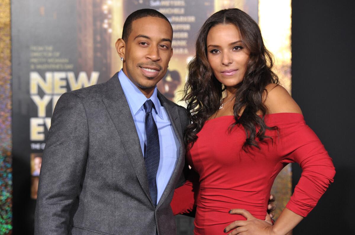 Rapper Ludacris and girlfriend Eudoxie Mbouguiengue are engaged. Above, the couple in 2011.