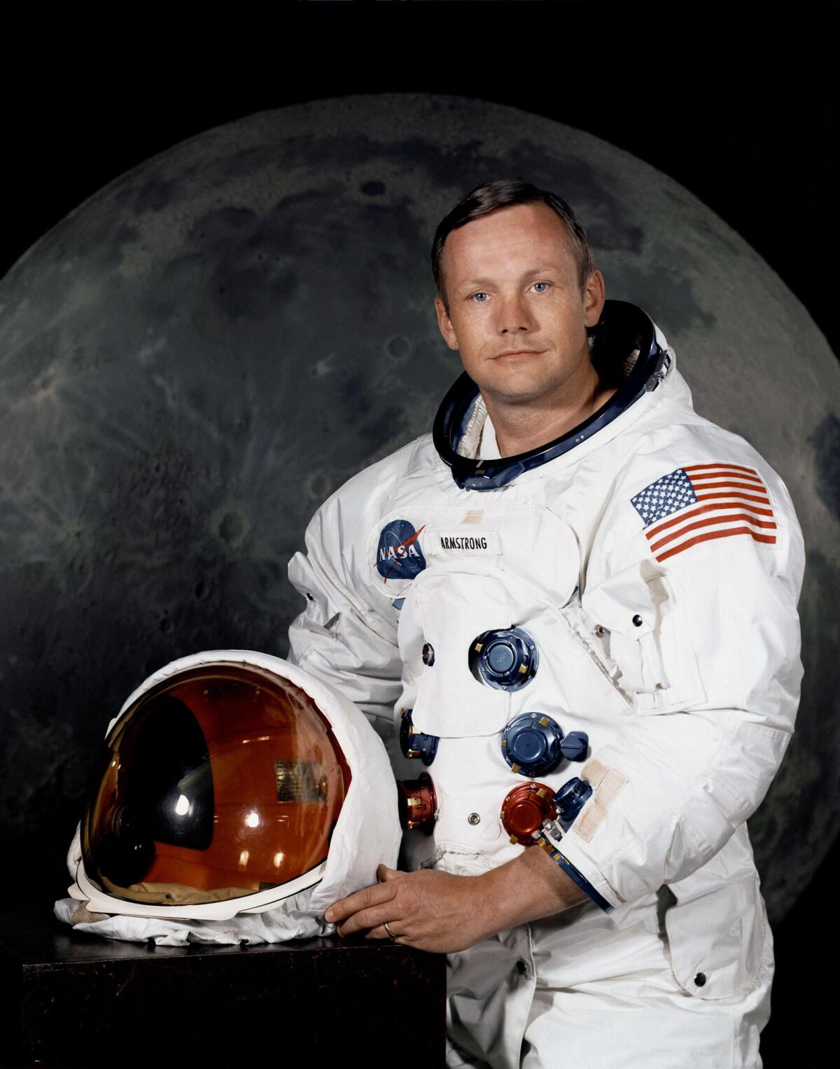 Neil Armstrong, Commander of Apollo 11.