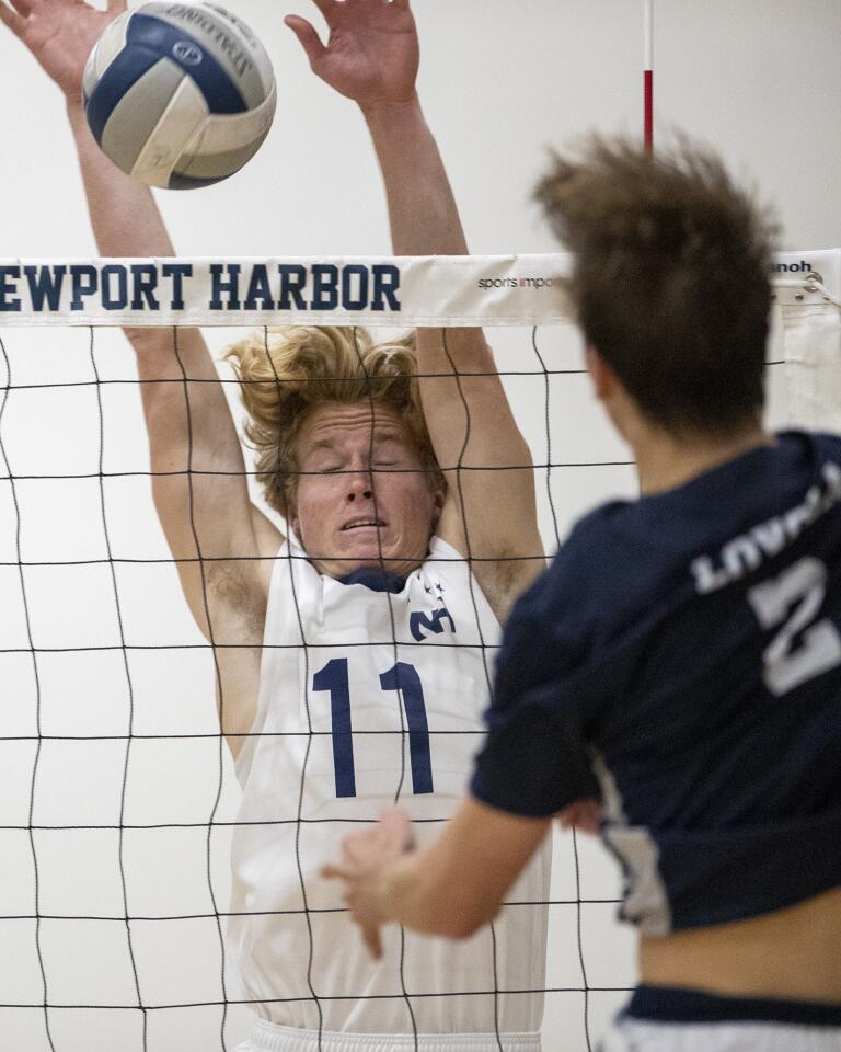Photo Gallery: Newport Harbor vs. Los Angeles Loyola in boys’ volleyball
