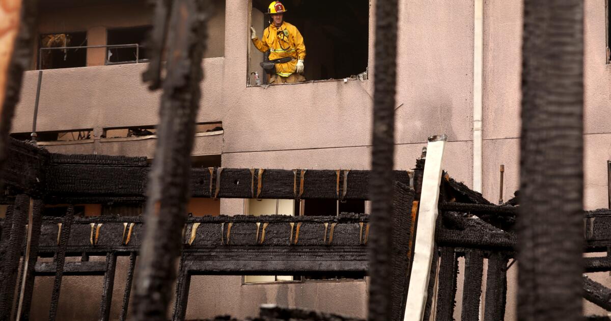 Police search for arson suspect in a Chinatown construction site fire