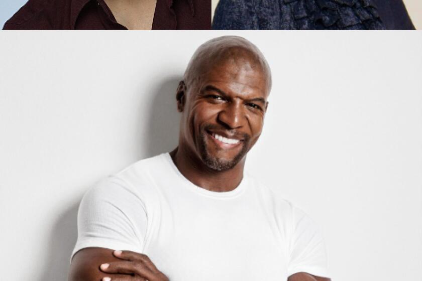 Clockwise from top left: Michael Ordoña, Rebecca Crews and Terry Crews.