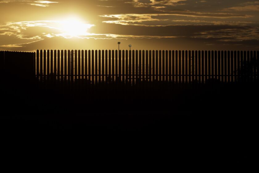 The border fence in Hidalgo, Texas. The fence runs in segments along about 100 miles of Texas’ 1,254-mile border with Mexico. Donald Trump wants to build a wall along the entire length of the U.S.-Mexico border.