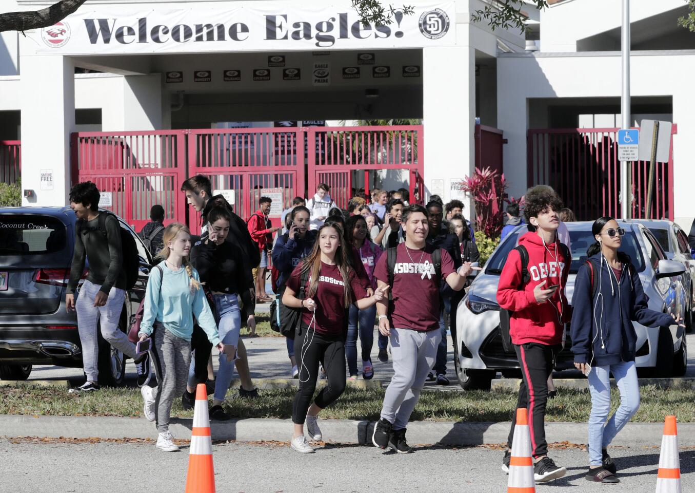 Students walkout of classes to protest gun violence