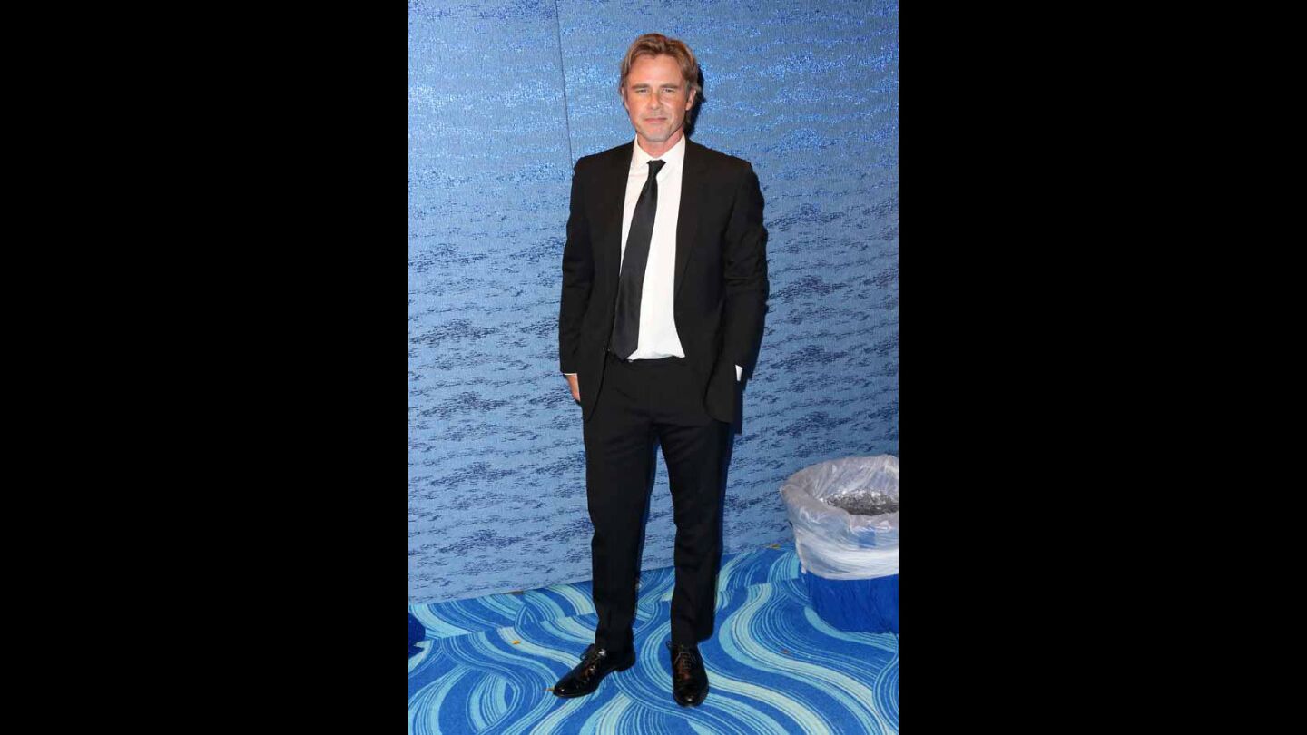 Actor Sam Trammell attends HBO's Emmys after-party.