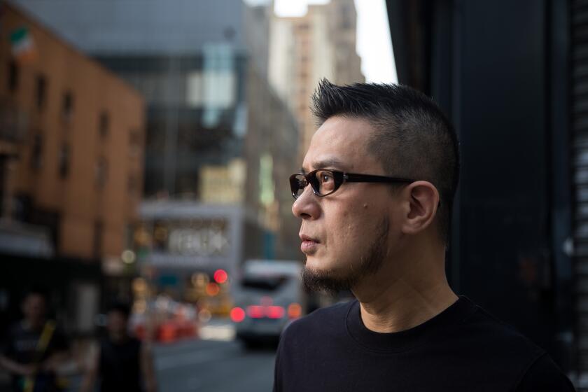 NEW YORK, NY — 9/22/19: Hong Kong pop singer Anthony Wong stands for a portrait on Monday, September 22, 2019 in New York City. (PHOTOGRAPH BY MICHAEL NAGLE / FOR THE TIMES)