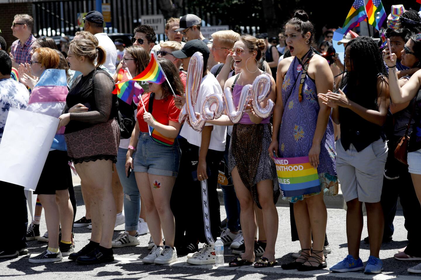 Thousands turn out for LA Pride Parade in West Hollywood - Los Angeles Times