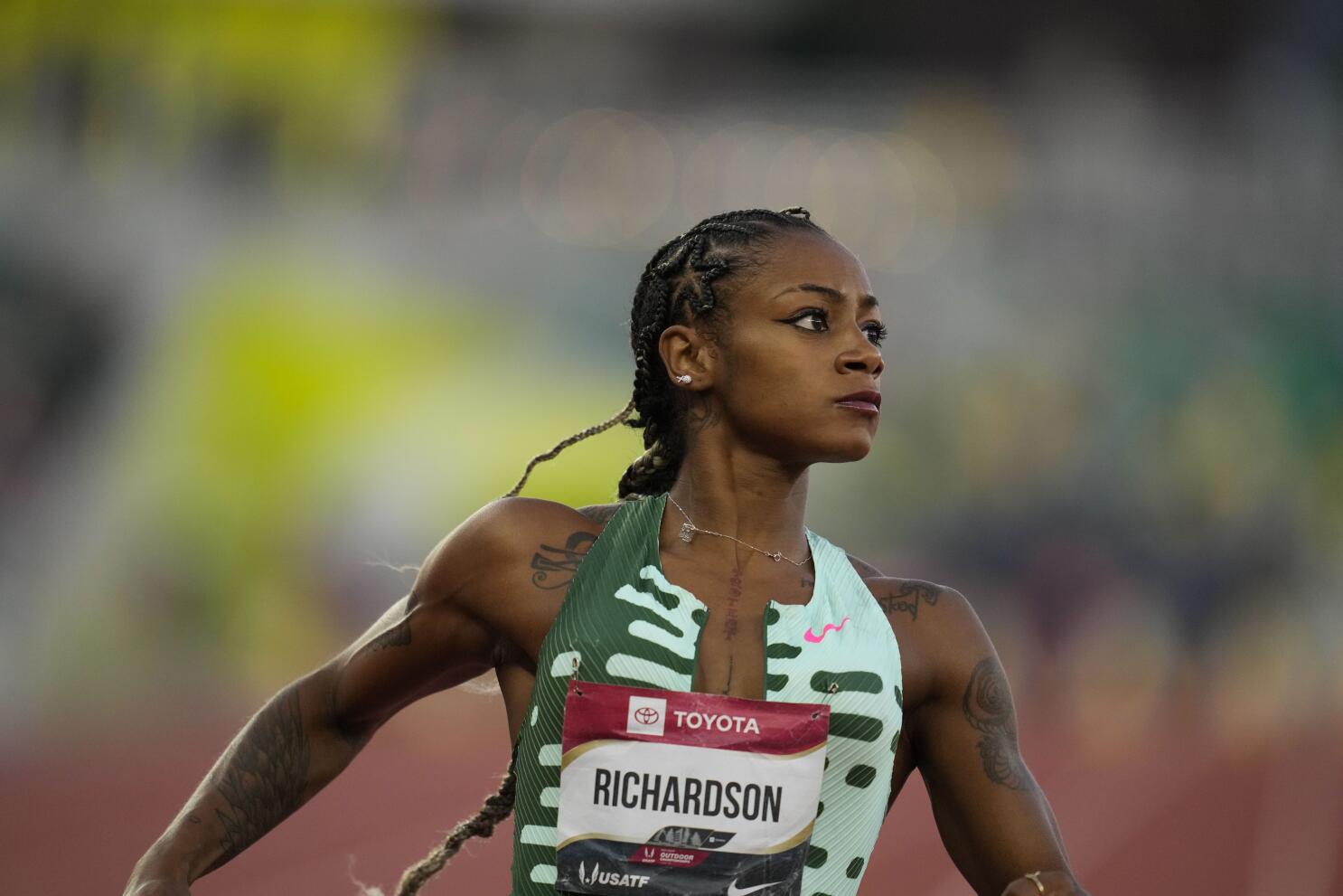 Sha'Carri Richardson shockingly fails to qualify for 100m final at USA  Track and Field Championships - Yahoo Sports