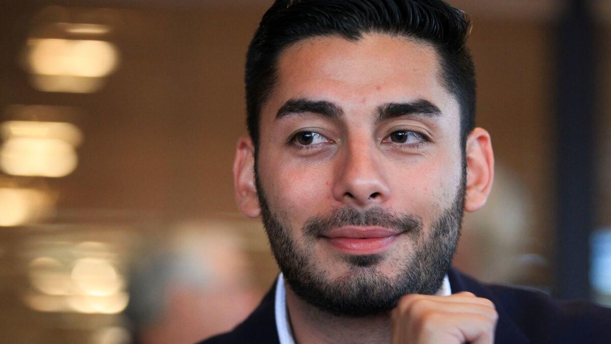 Ammar Campa-Najjar is trying to oust Republican Rep. Duncan Hunter in San Diego County. (Hayne Palmour IV / San Diego Union-Tribune)