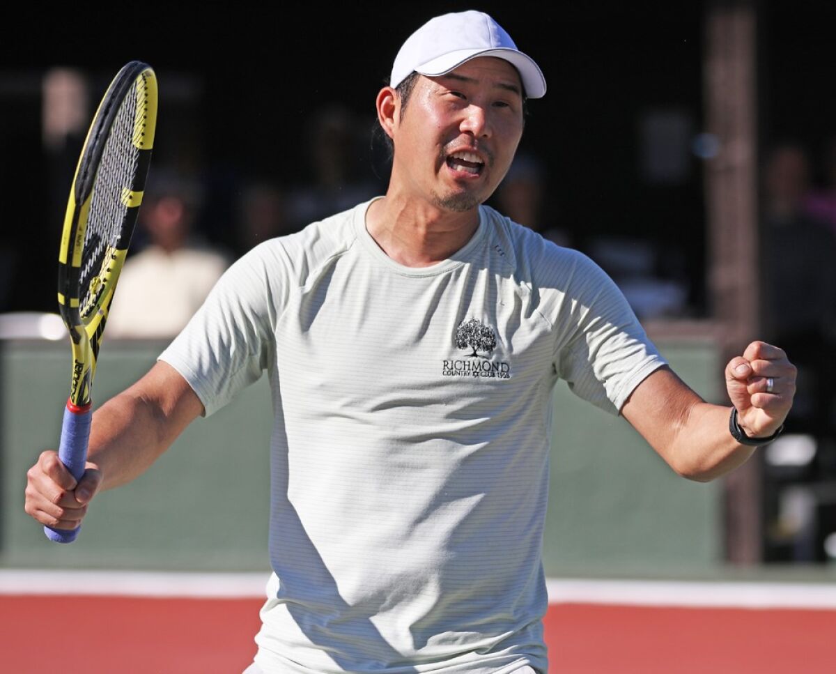Henry Choi was the men’s singles champion in the USTA National 40 Hard Court tournament.