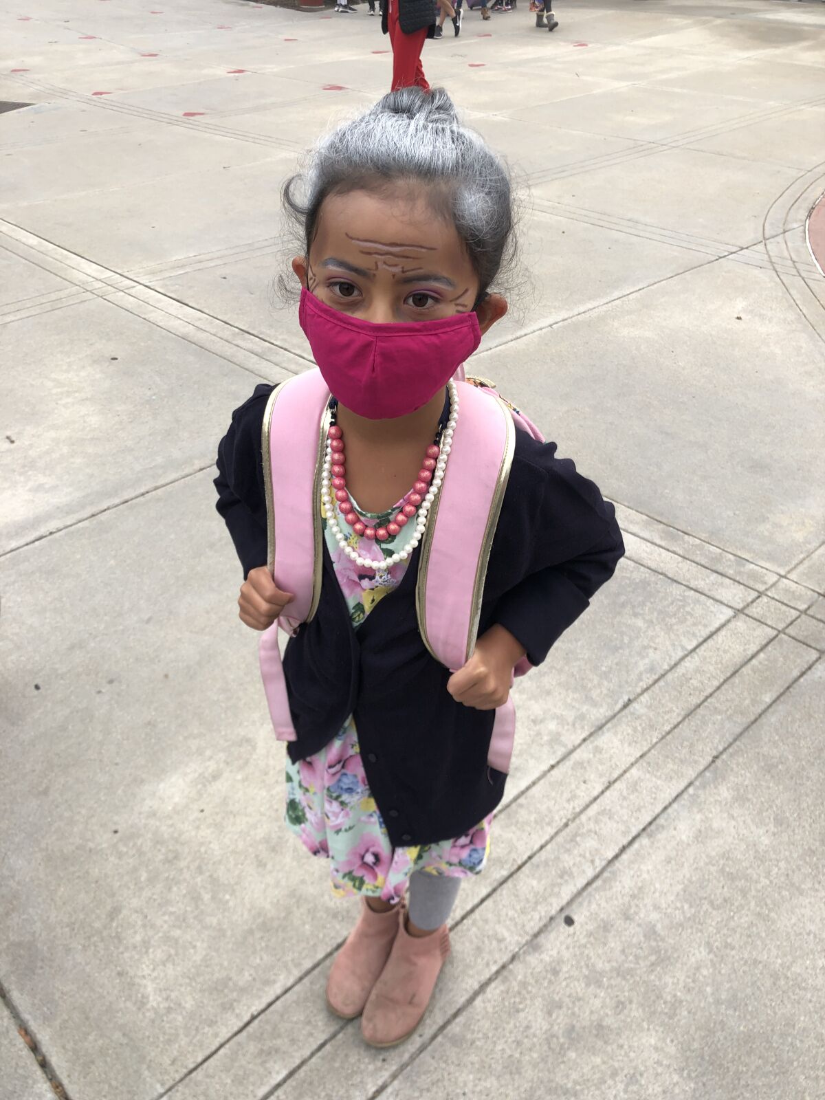 A wise CDM student on the 100th day of school