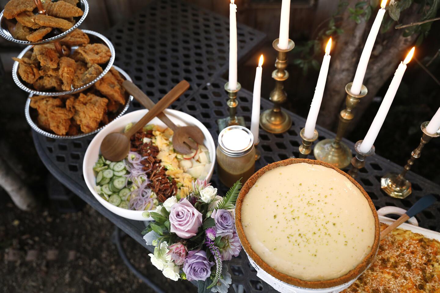 Fried chicken dinner party