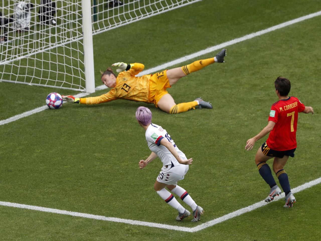 Women's World Cup: U.S. 2, Spain 1