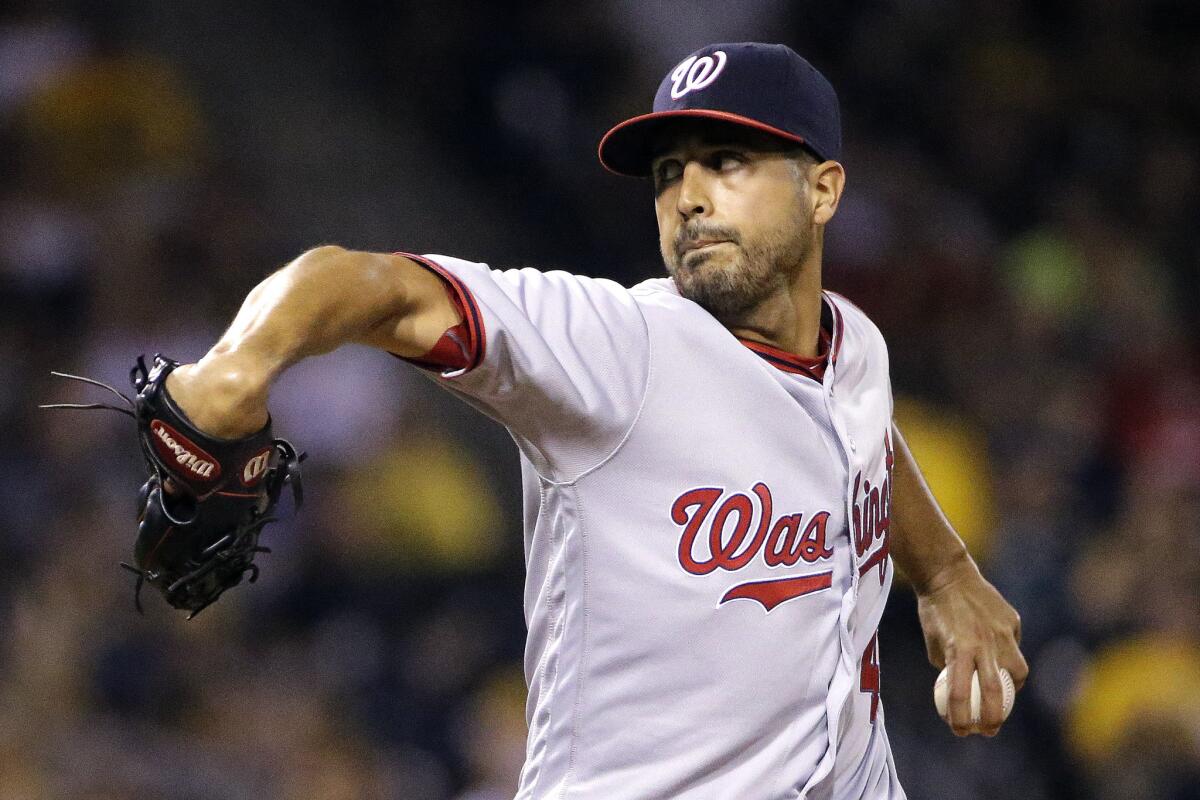 Washington's Gio Gonzalez pitches against Pittsburgh on Sept. 23.