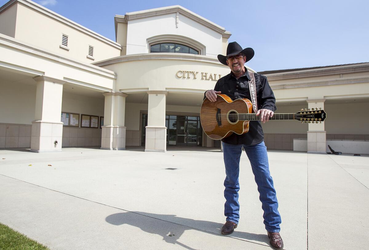 Brent Payne is a country singer who hopes to start a Western-themed dinner/entertainment venue in Buena Park.