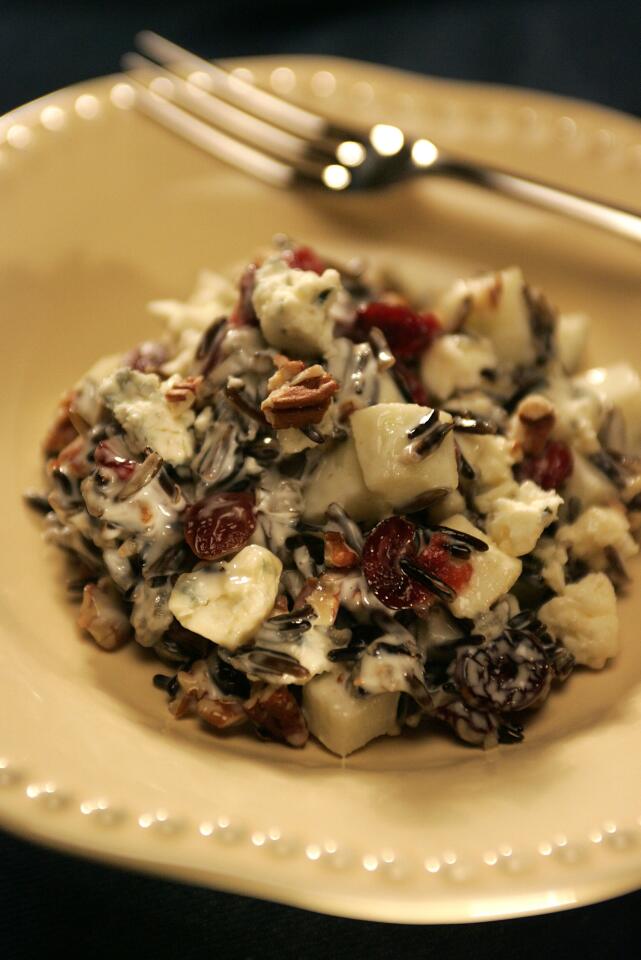 Apple wild rice salad