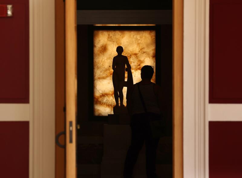 Getty Villa in Pacific Palisades reopened for the first time since the Palisades fire last January.