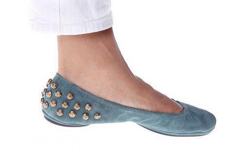 Juicy Couture studded ballet flat, $195 at Juicy Couture, Beverly Hills.
