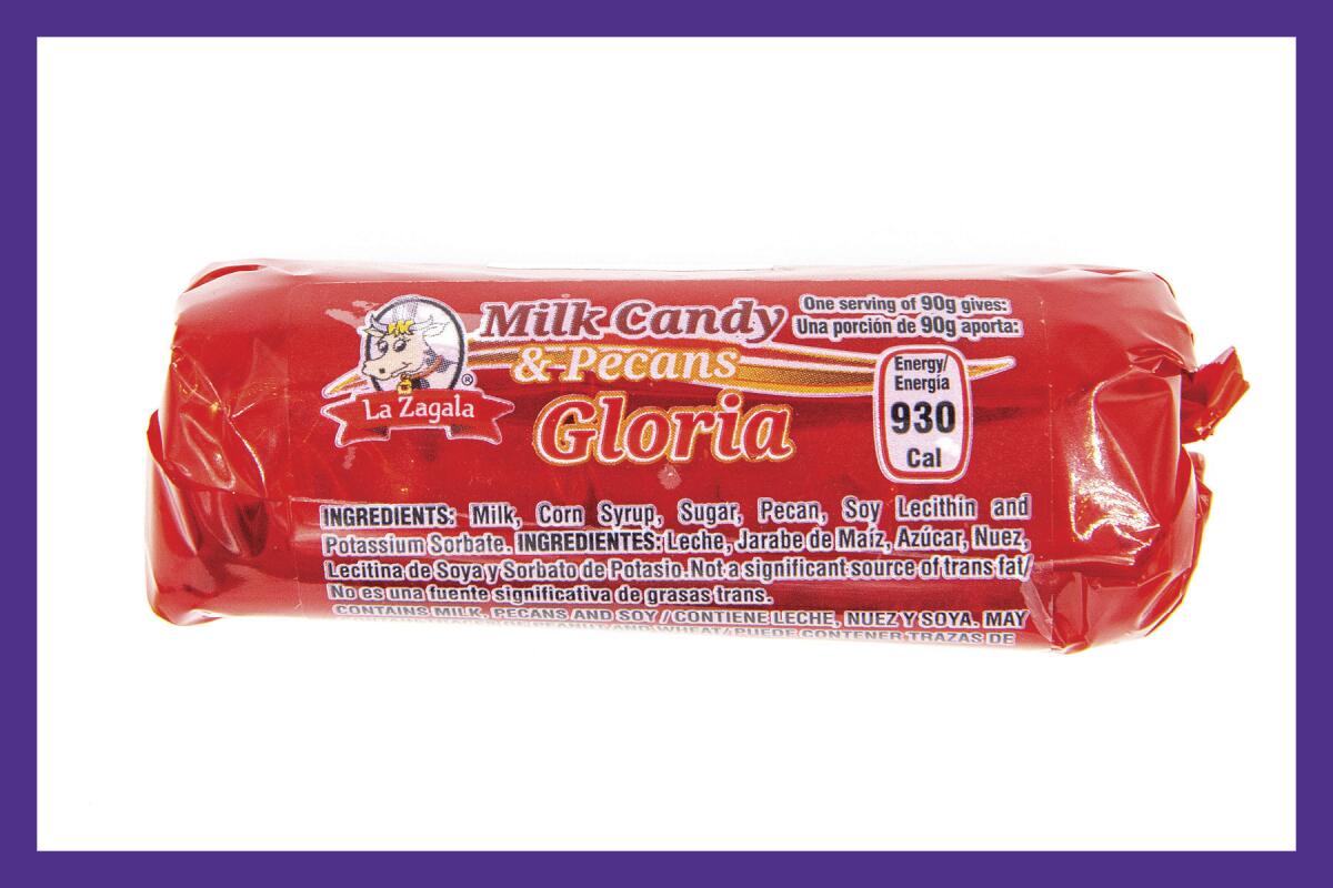 LOS ANGELES, CA - JUNE 15: Gloria Milk Candy and Pecans candy in studio  Los Angeles, CA. (Mariah Tauger / Los Angeles Times)