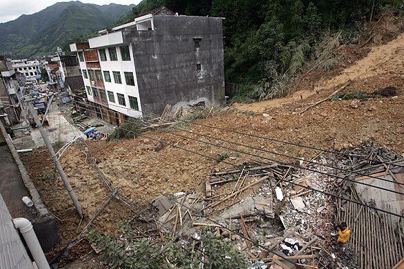 China landslide